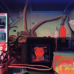 Andy Warhol and the Spice Girls, Early Stable Diffusion · FFF\ESD\AW\042
