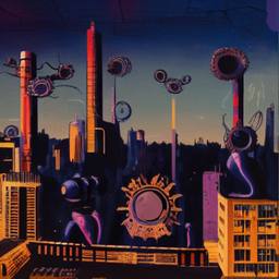 Andy Warhol and the Spice Girls, Early Stable Diffusion · FFF\ESD\AW\045
