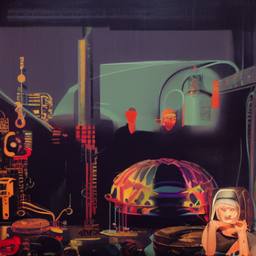 Andy Warhol and the Spice Girls, Early Stable Diffusion · FFF\ESD\AW\065