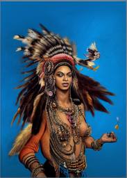 Beyoncé, Early Stable Diffusion · FFF\ESD\BEY\010