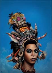 Beyoncé, Early Stable Diffusion · FFF\ESD\BEY\012