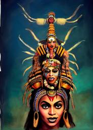 Beyoncé, Early Stable Diffusion · FFF\ESD\BEY\023