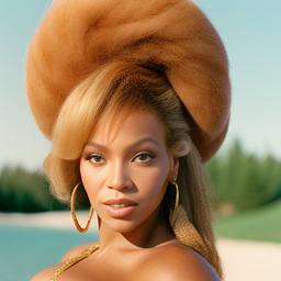 Beyoncé, Early Stable Diffusion · FFF\ESD\BEY\031