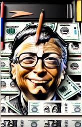 Bill Gates, Early Stable Diffusion · FFF\ESD\BG\035