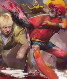 Boris Johnson, Early Stable Diffusion · FFF\ESD\BJ\013