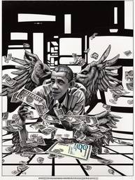 Barack Obama, Early Stable Diffusion · FFF\ESD\BO\007