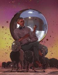 Barack Obama, Early Stable Diffusion · FFF\ESD\BO\013
