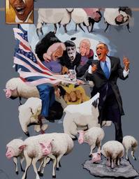 Barack Obama vs Joe Biden, Early Stable Diffusion · FFF\ESD\BOVJB\035