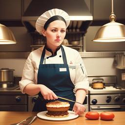 The Chef, Early Stable Diffusion · FFF\ESD\CHF\010