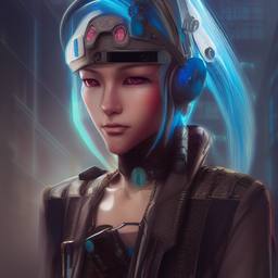 Cyborgs, Early Stable Diffusion · FFF\ESD\CYB\001