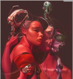 Cyborgs, Early Stable Diffusion · FFF\ESD\CYB\005