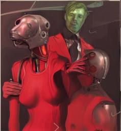 Cyborgs, Early Stable Diffusion · FFF\ESD\CYB\007