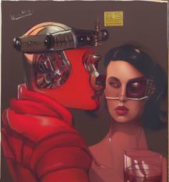 Cyborgs, Early Stable Diffusion · FFF\ESD\CYB\011