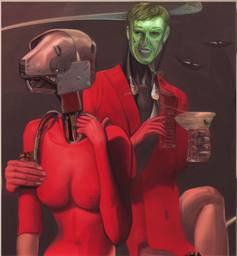 Cyborgs, Early Stable Diffusion · FFF\ESD\CYB\012