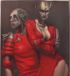 Cyborgs, Early Stable Diffusion · FFF\ESD\CYB\014