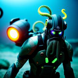 Cyborgs, Early Stable Diffusion · FFF\ESD\CYB\033