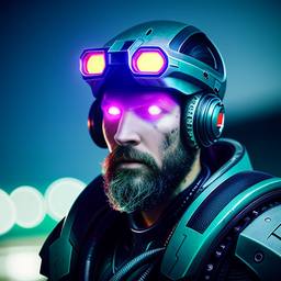 Cyborgs, Early Stable Diffusion · FFF\ESD\CYB\035