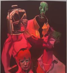 Bowie and the Droids, Early Stable Diffusion · FFF\ESD\DB\002