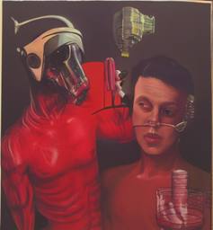 Bowie and the Droids, Early Stable Diffusion · FFF\ESD\DB\003