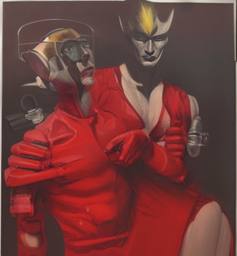Bowie and the Droids, Early Stable Diffusion · FFF\ESD\DB\006