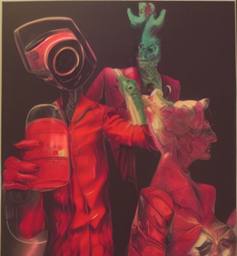 Bowie and the Droids, Early Stable Diffusion · FFF\ESD\DB\009