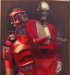 Bowie and the Droids, Early Stable Diffusion · FFF\ESD\DB\011
