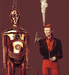 Bowie and the Droids, Early Stable Diffusion · FFF\ESD\DB\014
