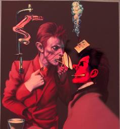 Bowie and the Droids, Early Stable Diffusion · FFF\ESD\DB\016