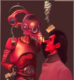 Bowie and the Droids, Early Stable Diffusion · FFF\ESD\DB\021