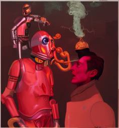 Bowie and the Droids, Early Stable Diffusion · FFF\ESD\DB\024