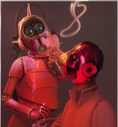 Bowie and the Droids, Early Stable Diffusion · FFF\ESD\DB\026