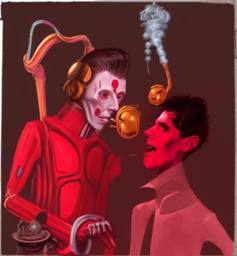 Bowie and the Droids, Early Stable Diffusion · FFF\ESD\DB\027