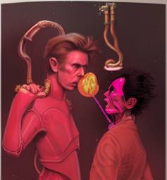 Bowie and the Droids, Early Stable Diffusion · FFF\ESD\DB\028