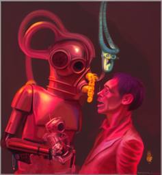 Bowie and the Droids, Early Stable Diffusion · FFF\ESD\DB\033
