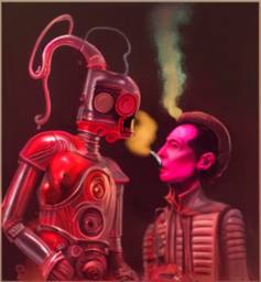 Bowie and the Droids, Early Stable Diffusion · FFF\ESD\DB\035