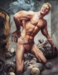 Dolph Lundgren, Early Stable Diffusion · FFF\ESD\DL\005