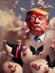 Donald Trump, Early Stable Diffusion · FFF\ESD\DT\002