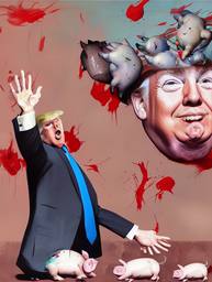 Donald Trump, Early Stable Diffusion · FFF\ESD\DT\003
