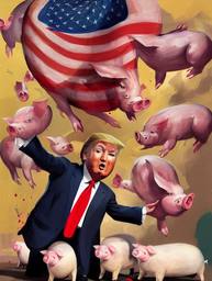 Donald Trump, Early Stable Diffusion · FFF\ESD\DT\005