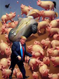 Donald Trump, Early Stable Diffusion · FFF\ESD\DT\010