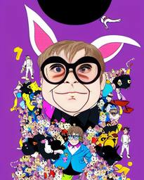 Elton John, Early Stable Diffusion · FFF\ESD\EJ\006