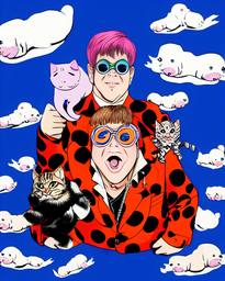 Elton John, Early Stable Diffusion · FFF\ESD\EJ\008