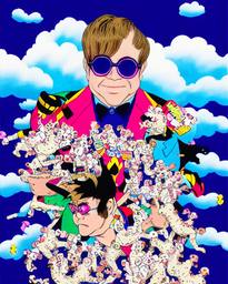 Elton John, Early Stable Diffusion · FFF\ESD\EJ\012