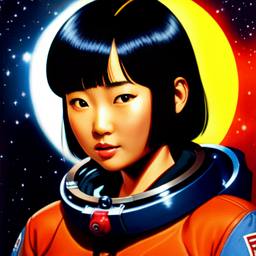Future Girl, Early Stable Diffusion · FFF\ESD\FG\009