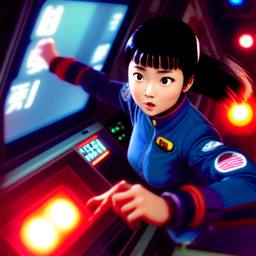 Future Girl, Early Stable Diffusion · FFF\ESD\FG\017