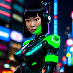 Future Girl, Early Stable Diffusion · FFF\ESD\FG\036