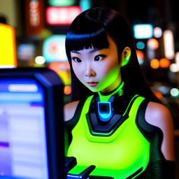 Future Girl, Early Stable Diffusion · FFF\ESD\FG\037