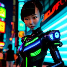 Future Girl, Early Stable Diffusion · FFF\ESD\FG\040