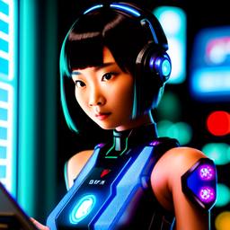 Future Girl, Early Stable Diffusion · FFF\ESD\FG\041