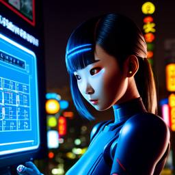 Future Girl, Early Stable Diffusion · FFF\ESD\FG\044
